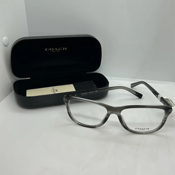 COACH HC6168U C2104 Eyeglasses Frames Case RXable Grey Horn NWT - Picture 5 of 13